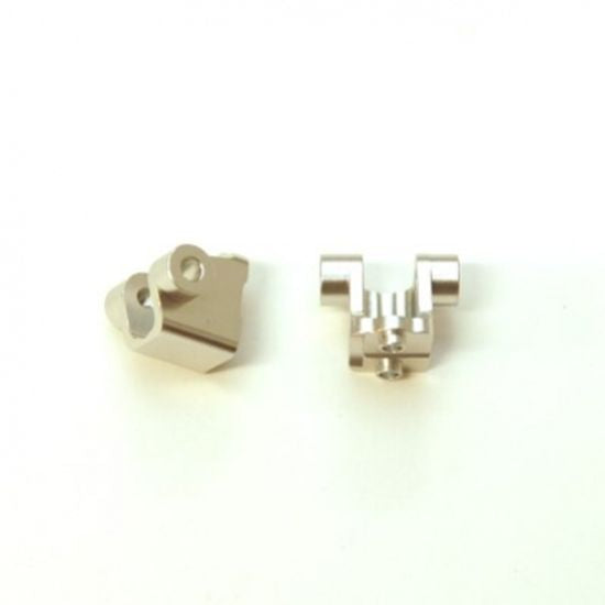 Aluminum Rear Lower Shock Mount, Silver, for Traxxas TRX-4, 1pr