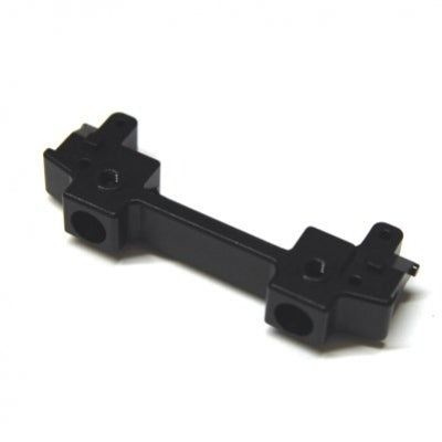 Aluminum Front Bumper Mount / Chassis Brace, Black, for Axial SCX10 II