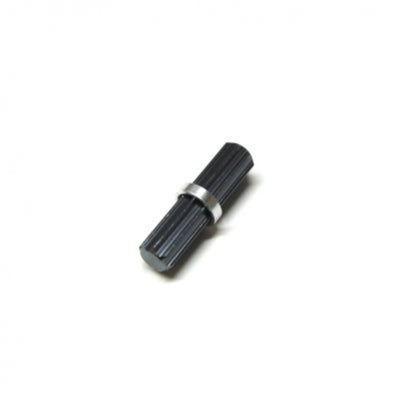 Aluminum Front Center Driveshaft Spline, Gun Metal, for Axial SCX10 II, 1pc