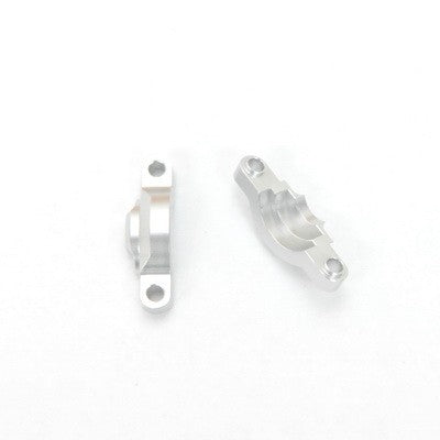Aluminum Internal Differential Holders, Silver, for Axial Wraith, 1pr