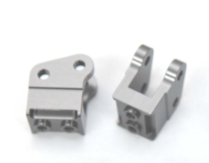 Aluminum Heavy Duty Bottom Shock Mounts, Gun Metal, for Axial Wraith, 1pr