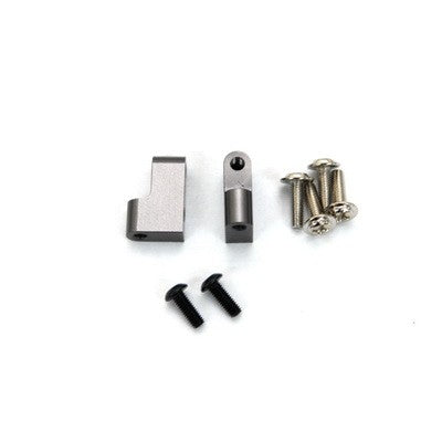 ALUMINUM SERVO MOUNTS (1 PAIR) FOR AXIAL WRAITH (GUN METAL)