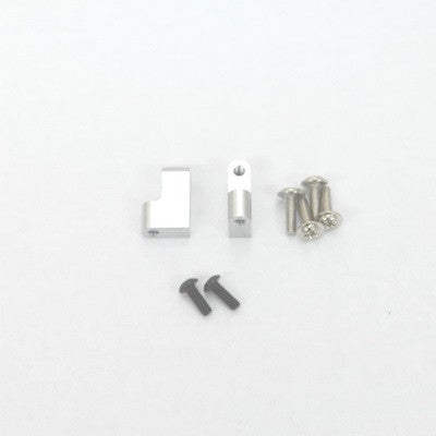 Aluminum Servo Mounts, Silver, for Axial Wraith, 1pr