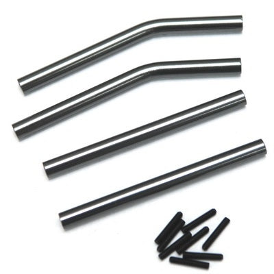 Aluminum Upper & Lower Suspension Links, Gun Metal, for Axial Wraith