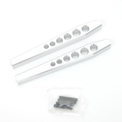 Aluminum Heavy Duty Lower Suspension Links, Silver, for Axial Wraith, 1pr
