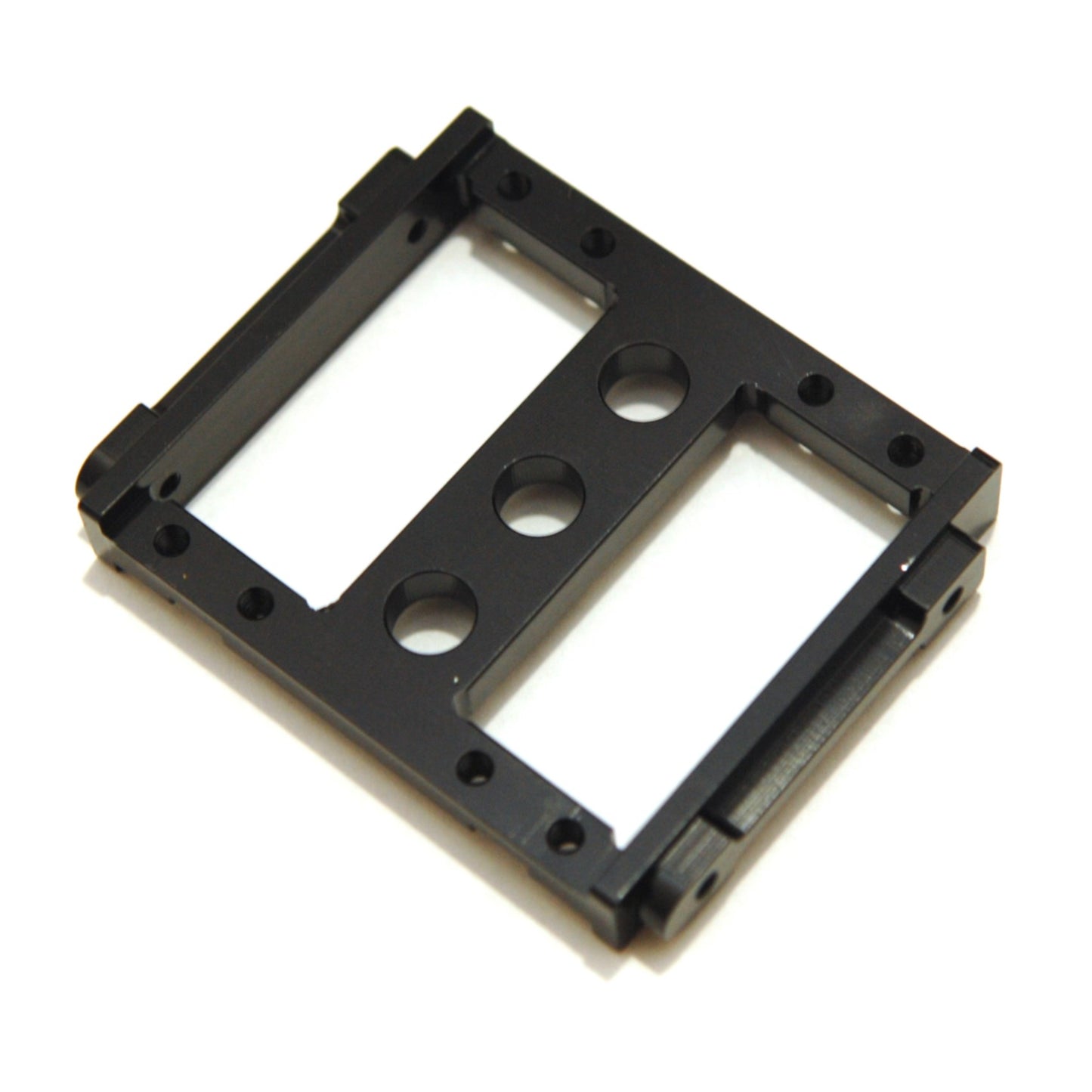 Black CNC Machined Alum Front Servo Mount Tray, for Enduro