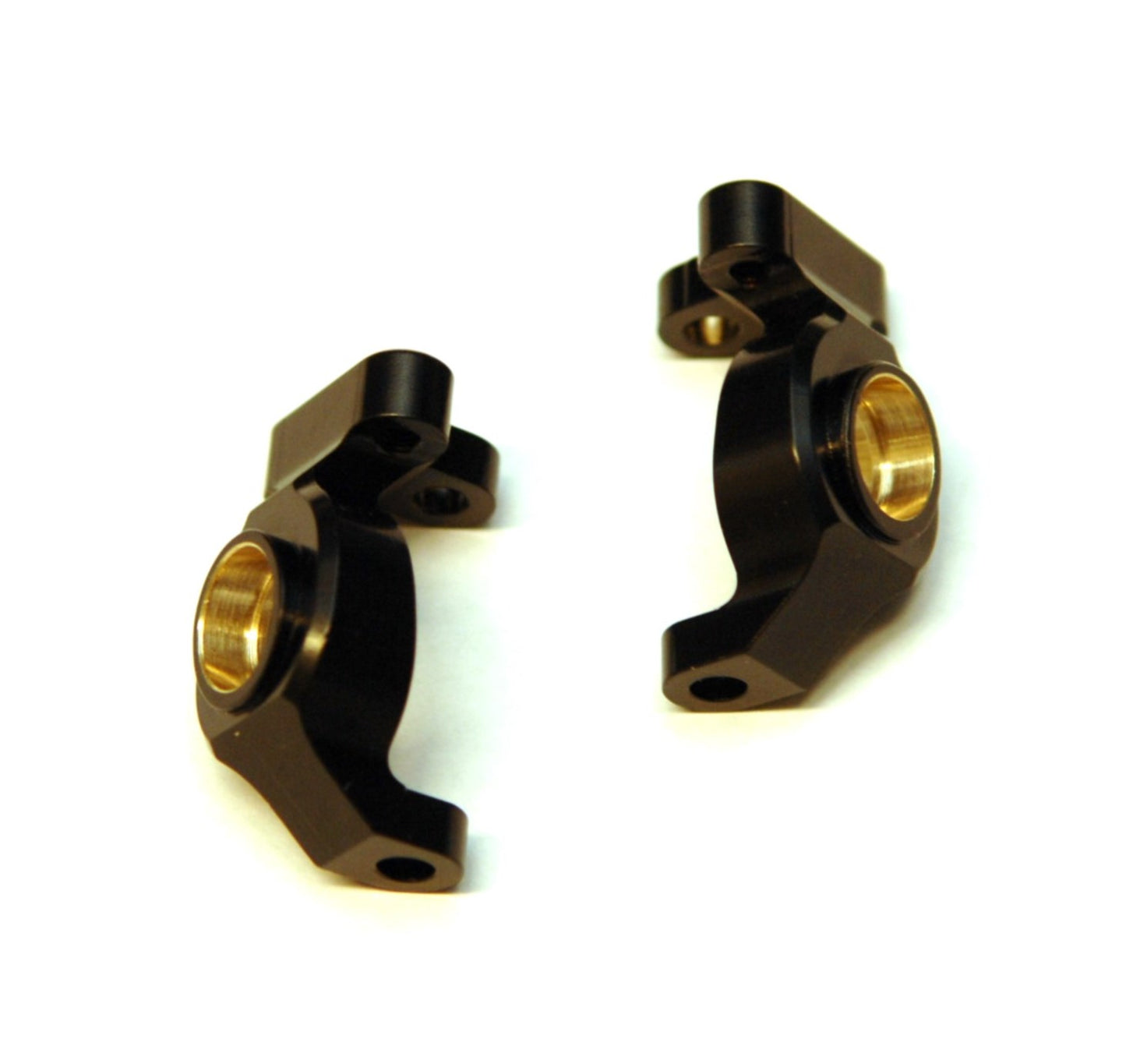 Black CNC Machined Brass Front Steering Knuckle, for Enduro