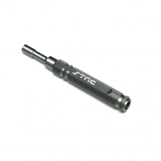 One-Piece Aluminum 5.5mm Nut Driver, Gun Metal