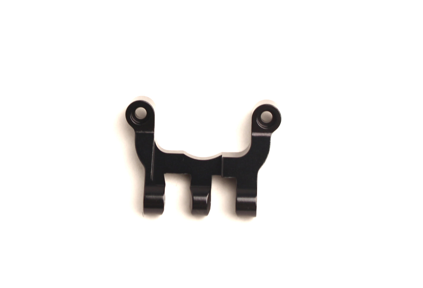 Aluminum Rear Upper Link Mount, Black, for Vaterra Ascender