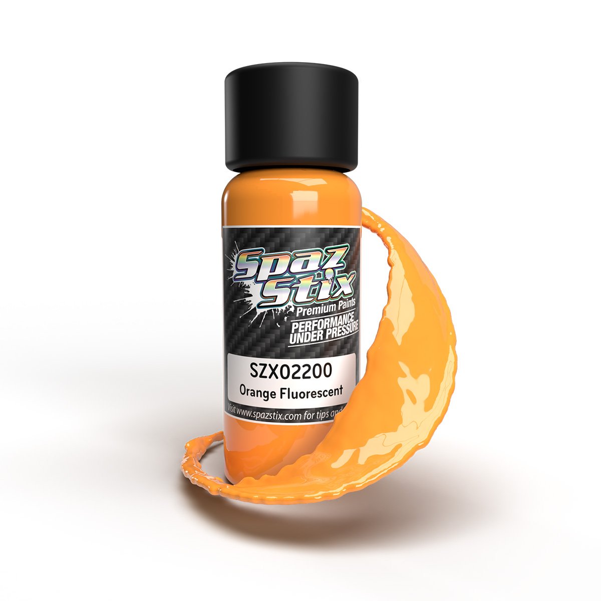 ORANGE FLUORESCENT AIRBRUSH PAINT 2OZ