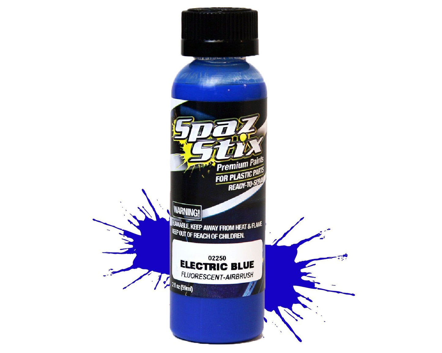 Electric Blue Metalic Airbrush Ready Paint, 2oz Bottle
