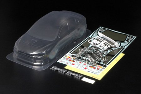 51376 1/10 Mitsubishi Evo X Body Parts Set