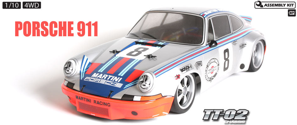 58571 1/10 Porsche 911 Carrera TT02