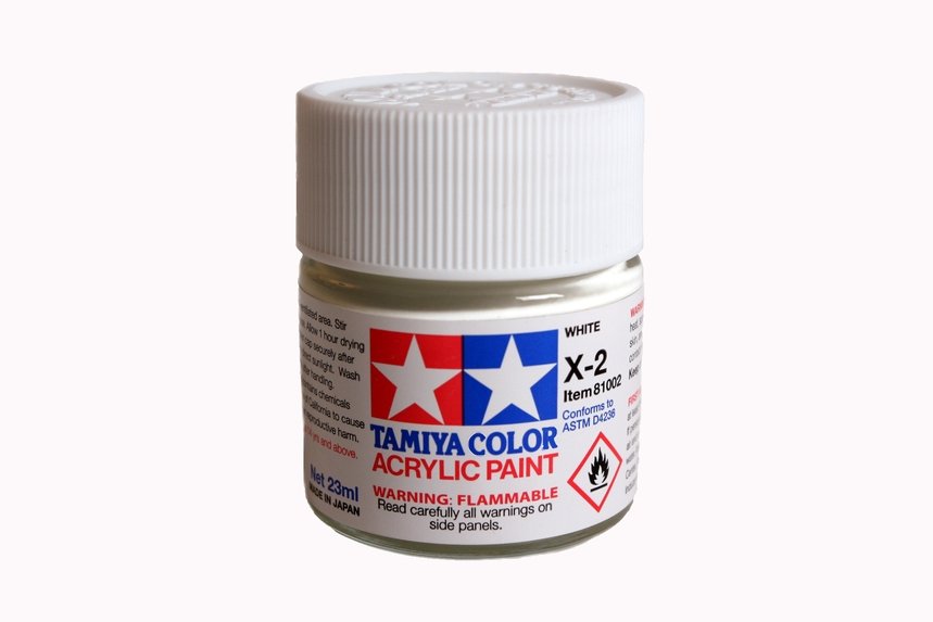 Acrylic X-2 White Paint 23ml Bottle