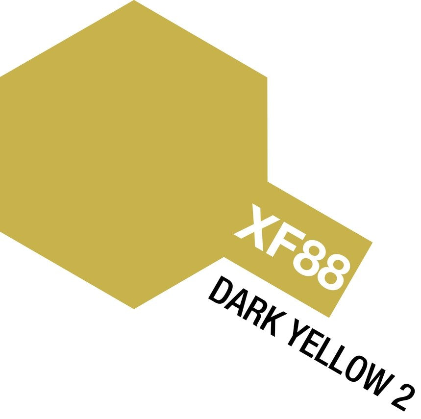 Acrylic Mini XF-88 Dark Yellow Paint 10ml Bottle