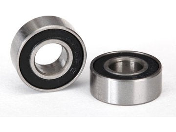 Traxxas Ball bearings black rubber sealed (6x13x5mm) (2)