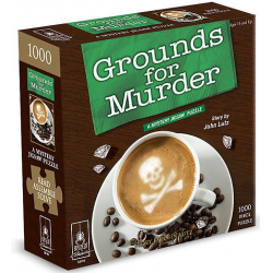 PUZZLE - MYSTERY - GROUNDS for MURDER - 1000pc / 23"x29" (EA)