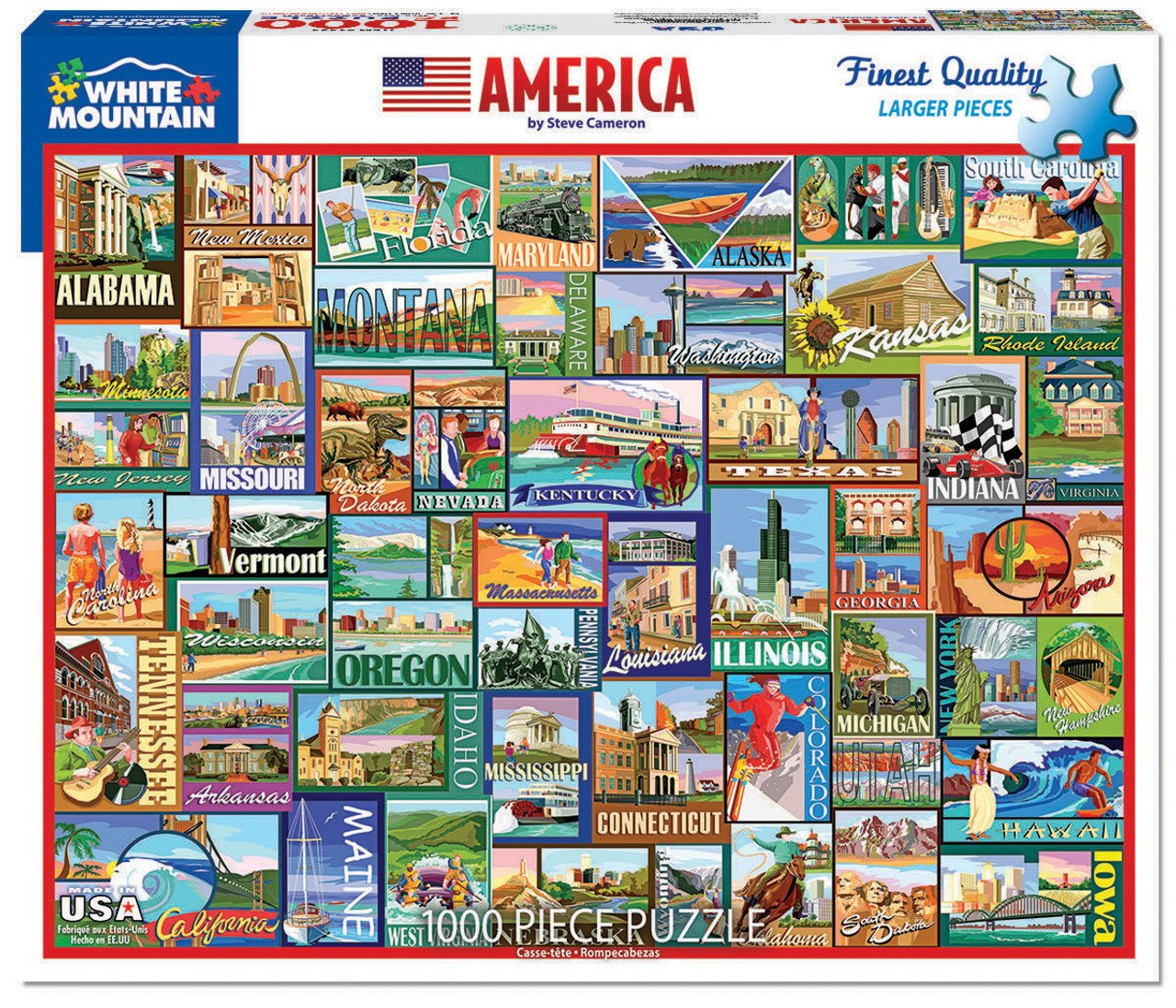 America (1434pz) 1000 Pieces