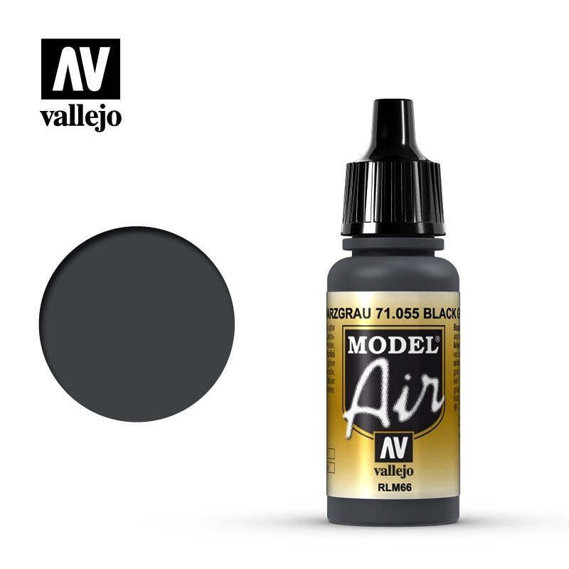 71.055 Black Gray RLM66 Color 17 ml.
