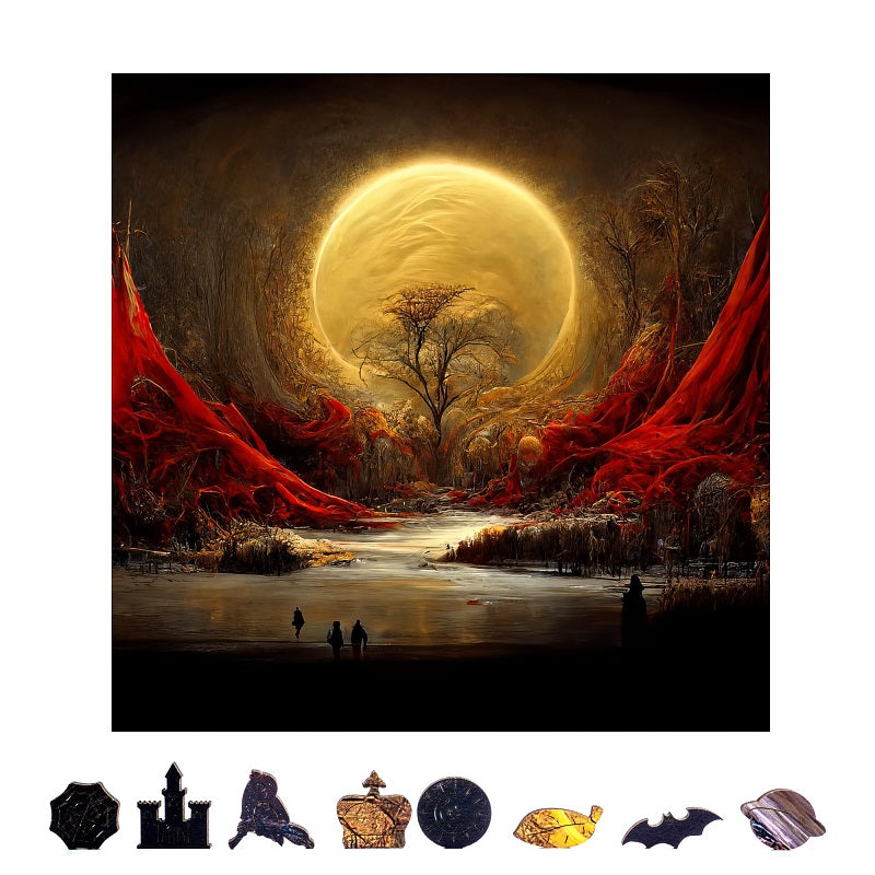 Golden Kingdom Wooden Puzzle, 500 Pcs