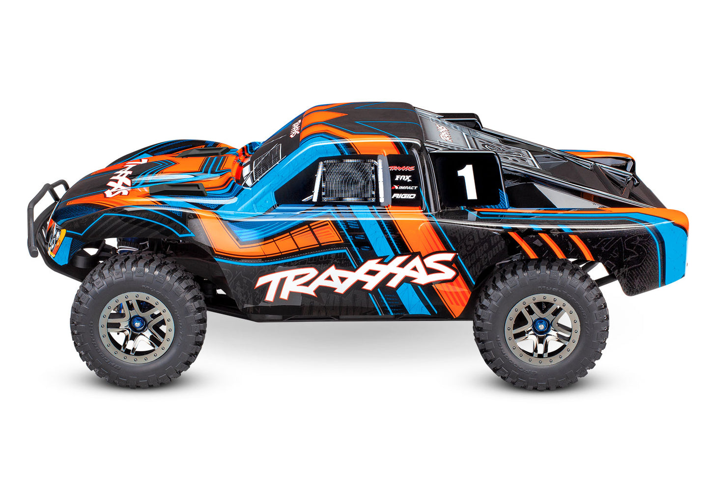Slash 4X4 Ultimate Edition Orange Clipless:  1/10 Scale 4WD Electric Short Course Truck.