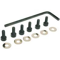 Backplate screws (3x8mm cap-head machine) (6)/washers (6)/ wrench