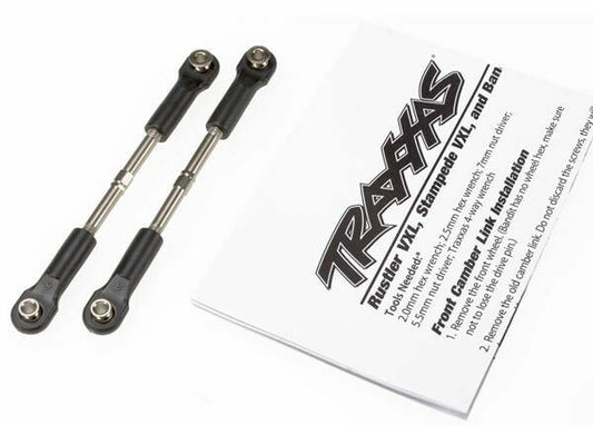 Turnbuckles toe link 55mm (75mm center to center) (2) (assembled with rod ends and hollow balls)