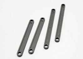 Camber link set (plastic / non-adjustable ) ( front & rear) (grey)
