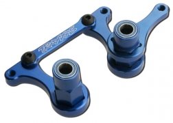 Steering bellcranks drag link (blue-anodized 6061-T6 aluminum)/ 5x8mm ball bearings (4)/ hardware (assembled)