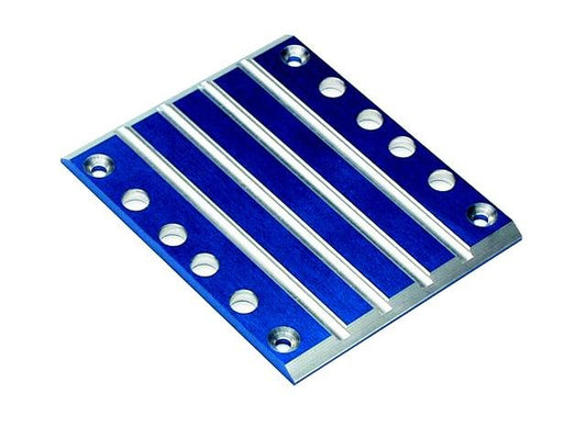 Discontinued - SKIDPLATE ALUMINUM BLUE F/R