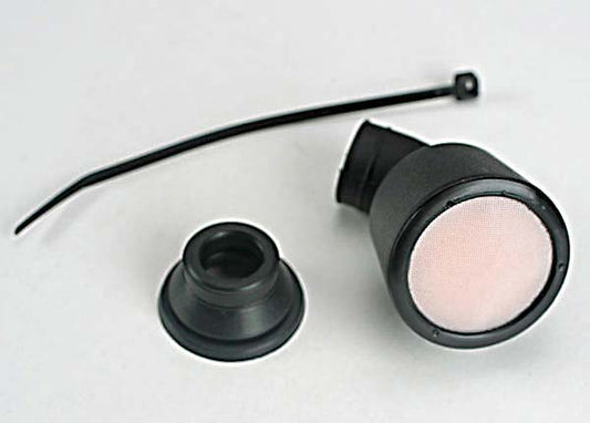 Air filter housing/ foam insert/ straight base/ angled base/ cable tie (1-each) (TRX 2.5 2.5R 3.3)