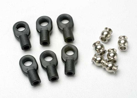 Rod ends small with hollow balls (6) (for Revo steering linkage)