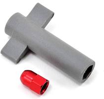Antenna crimp nut aluminum (red-anodized)/ antenna nut tools