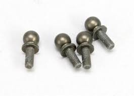 Ball studs aluminum hard-anodized PTFE-coated (4) (use for inner camber link mounting)