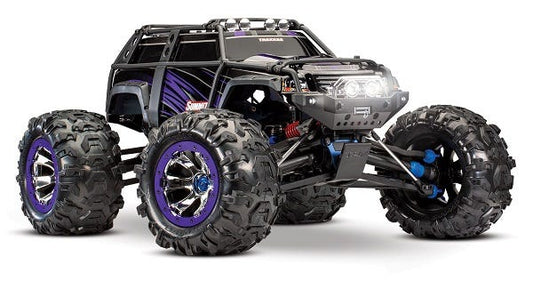 Discontinued - Summit:  1/10 Scale 4WD Electric Extreme Terrain Monster Truck. Ready-to-Race with TQi Traxxas Link  Enabled 2.4GHz Radio System EVX-2 ESC (fwd/rev) Titan 775 motor