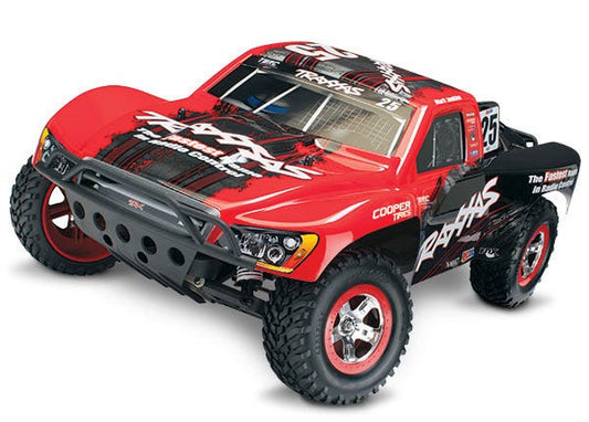 Discontinued - Slash VXL:  1/10 Scale 2WD Short Course Racing Truck. Ready-to-Race with TQi Traxxas Link™ Enabled 2.4GHz Radio System Velineon VXL-3s brushless ESC (fwd/rev) On-Board Audio and Traxxas Stability Management (TSM).