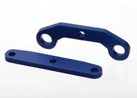 Bulkhead tie bars front & rear aluminum (blue-anodized)