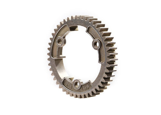 Spur gear 46-tooth steel (wide-face 1.0 metric pitch) 46T MOD1