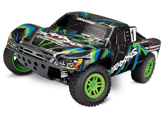 Discontinued - Slash 4X4: 1/10 Scale 4WD Electric Short Course Truck. Ready-to-Race with TQ 2.4GHz Radio System and XL-5 ESC (fwd/rev)