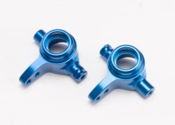 Steering blocks 6061-T6 aluminum (blue-anodized) left & right