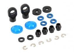 Rebuild kit GTR composite shocks (x-rings bladders pistons e-clips shock rod ends hollow balls) (renews 2 shocks)