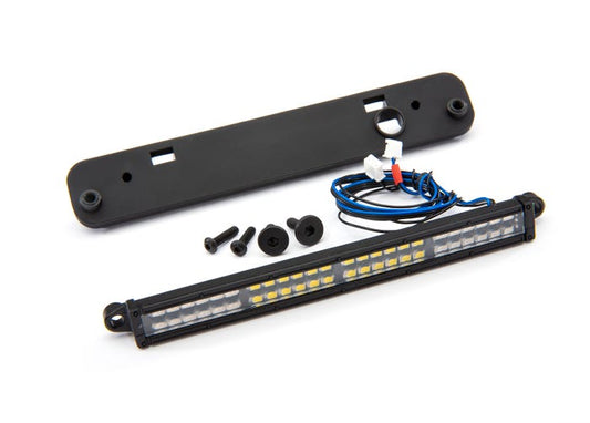 Discontinued - LED light bar rear red (with white reverse light) (high-voltage) (24 red LEDs 24 white LEDs 100mm wide)/ light bar mount (fits #7711 body)