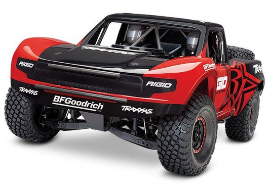 Discontinued - Unlimited Desert Racer:  4WD Electric Race Truck. Ready-to-Race with TQi 2.4GHz Traxxas Link™ Enabled Radio System Velineon VXL-6s brushless ESC (fwd/rev) and Traxxas Stability Management (TSM)