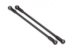 Suspension link rear (upper) (heavy duty steel) (7x206mm center to center) (2) (assembled with hollow balls)