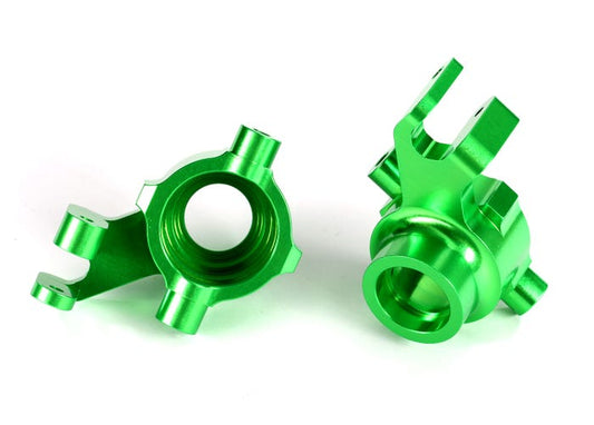 Discontinued - Steering blocks 6061-T6 aluminum (green-anodized) left & right