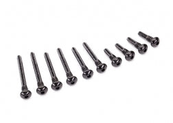 Suspension screw pin set front or rear (hardened steel) 4x18mm (4) 4x38mm (2) 4x33mm (2) 4x43mm (2)
