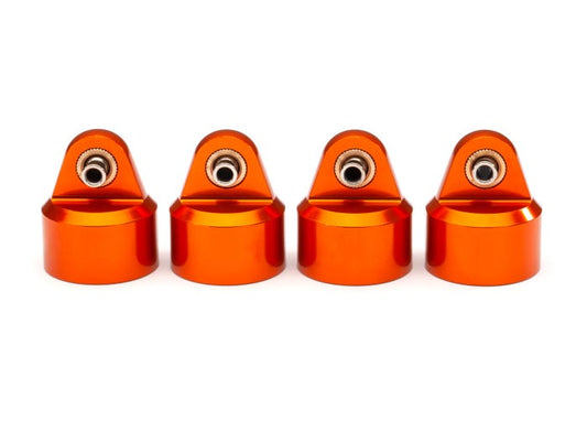 Shock caps aluminum (orange-anodized) GT-Maxx shocks (4)