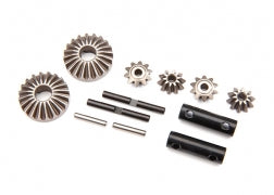 Gear set differential (output gears (2)/ spider gears (4)/ spider gear shaft (2)/ output shaft (2)/ 2.5X13.8 pin (2))