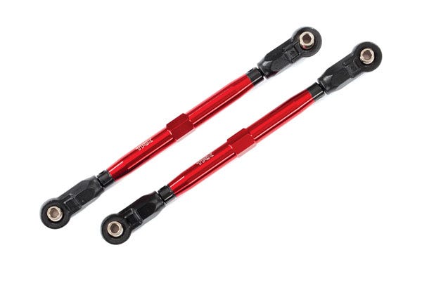 Toe links Wide Maxx (TUBES 6061-T6 aluminum (red-anodized))