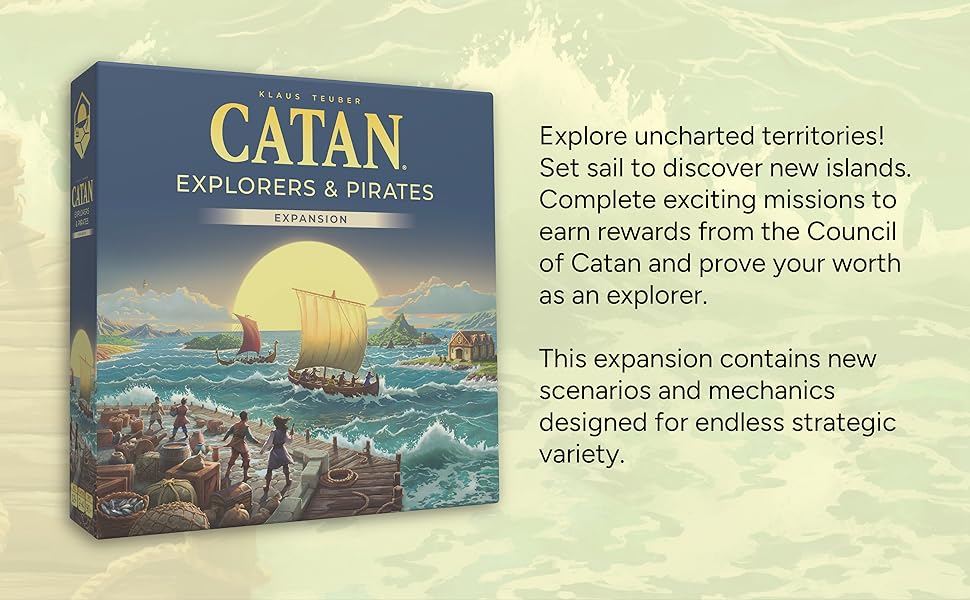 Catan: Explorers and Pirates Expansion 6th edition